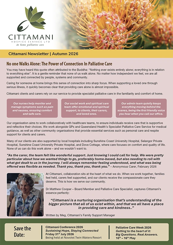 Cittamani Autumn Newsletter 2026