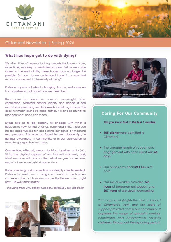 Cittamani Autumn Newsletter 2026